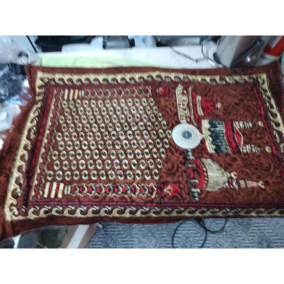 Other - Handcrafted Traditional Decorative Rug with Intricate Patterns